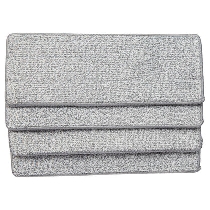 New and Easy 2 Chamber Microfiber Mop/Bucket Refill Pads Set of 4