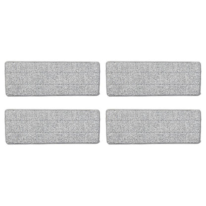 New and Easy 2 Chamber Microfiber Mop/Bucket Refill Pads Set of 4