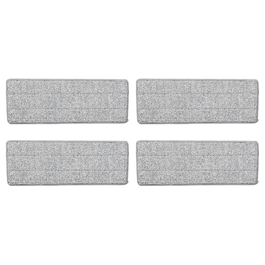 New and Easy 2 Chamber Microfiber Mop/Bucket Refill Pads Set of 4