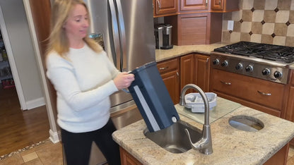 New and EASY 2 Chamber Microfiber Mop and Bucket w/ 4 Reusable Pads